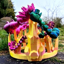 double dragon crown 3d print model - Mito3D