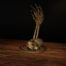 Duplo mão arte esqueleto monstro Dragão humano animal Bruxas anatomia Ciência osso criatura Horror tampo mesa figura miniaturas estatuetas decoração diorama crânio 3d print model - Mito3D