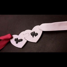 çift kalp anahtar Kulp destek sevgili Valentin takı kolye romantik sevgililer erkek arkadaşlar bulmaca 3d print model - Mito3D