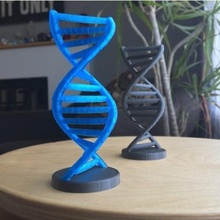double helix bridging torture test tool 3d print model - Mito3D