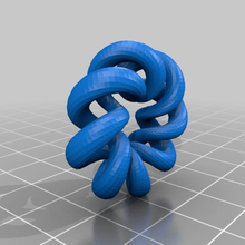 double helix dna ring art models 3d print model - Mito3D
