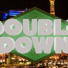 double interactif logo art casino doubler Jeux jeu fentes Vegas panneaux logos 3d print model - Mito3D