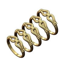 çift döngü yüzük us boyut 5 11 3d Yazdır model düğüm moda takı yazdırılabilir altın gümüş mücevher sterlin İp tel nişan düşük profil grup vintag istiflenebilir 3d print model - Mito3D