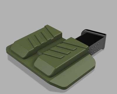 doble revista glock 9 40 compresión molde herramientas Kydex funda 9mm podar plantilla 3d print model - Mito3D