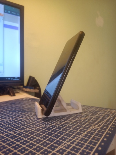 double pony holder phone 3d print model - Mito3D