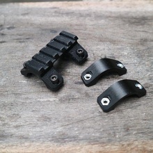 doble alcance anillo montar picatinny airsoft carril 3d print model - Mito3D