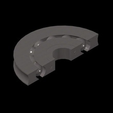 doppelt Welle Ball Lager 3d Drucker Filament Halter Unterstützung Ender 3 cr10s anycubic Extrusion 3d print model - Mito3D