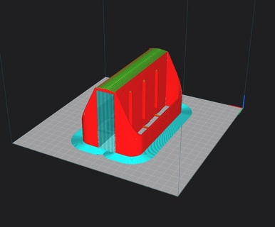 çift sünger Kulp destek lavabo 3d print model - Mito3D