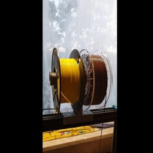 double spool holder tool spoolholder filament 3d printer accessories 3d print model - Mito3D