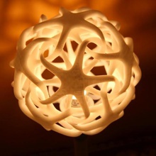 double star lamp home 3d print model - Mito3D
