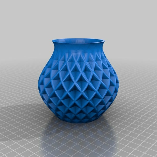 double twist vase 2mm containers 3D print model - Mito3D