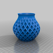 double torsion vase 2mm conteneurs 3d print model - Mito3D