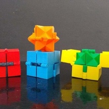 çift Yoshimoto star cube 3d print model - Mito3D