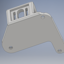 Duplo z axis prato gadget eixo motor suporte 3d print model - Mito3D