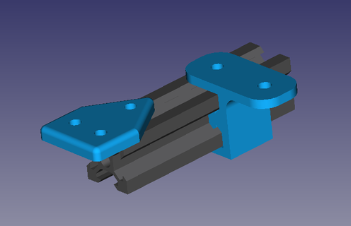 çift z axis gerici ender 3 eksen kemer 3d print model - Mito3D