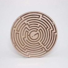 doublesided circular maze game puzzles zenziwerken toy stepcraft plywood cnc router 3d print model - Mito3D