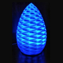 doubletwistlamp4 home led-Lampen nachtlicht Tisch Lampe 3d print model - Mito3D