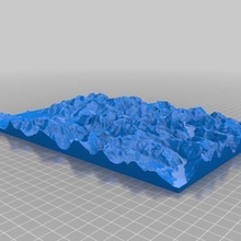 doubtful sound 3d maps zealand relief map topographic topography 3d print model - Mito3D