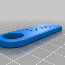 Doug Schlüssel Kette Mode angepasst Zubehör 3d print model - Mito3D