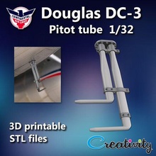 douglas dc-3 pitot tube 1 32 3d print model 3d print model - Mito3D