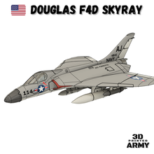 Douglas f4d Skyray 3d print model - Mito3D