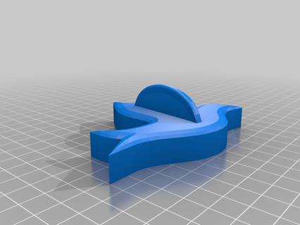 dove cookie cutter kitchen dinner dining room 3d print model - Mito3D