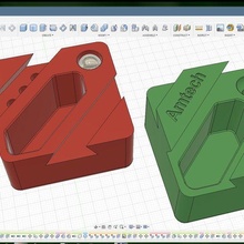 coda rondine cubo magnetico serratura 3d print model - Mito3D