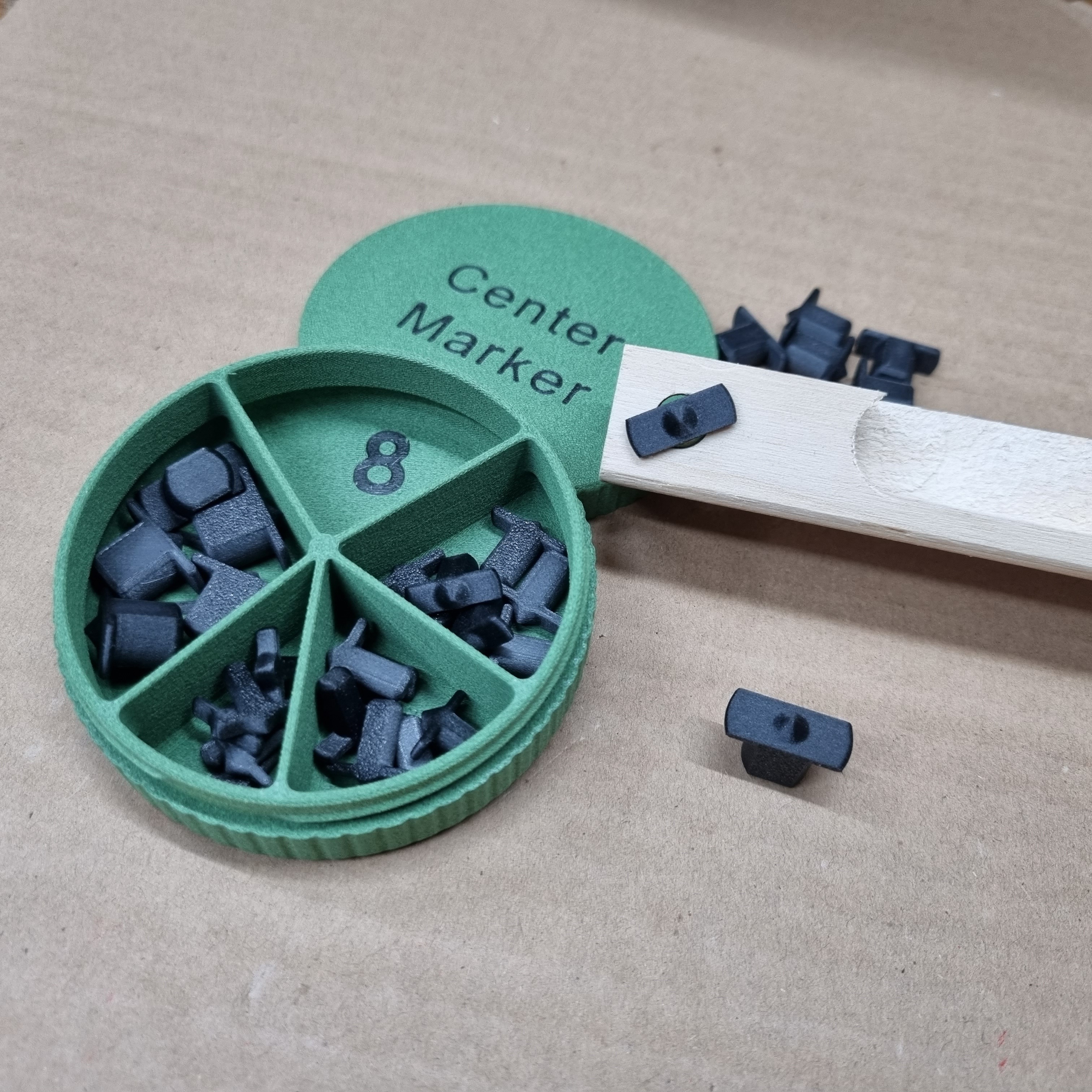 goujon marqueur boîte 3D print model - Mito3D