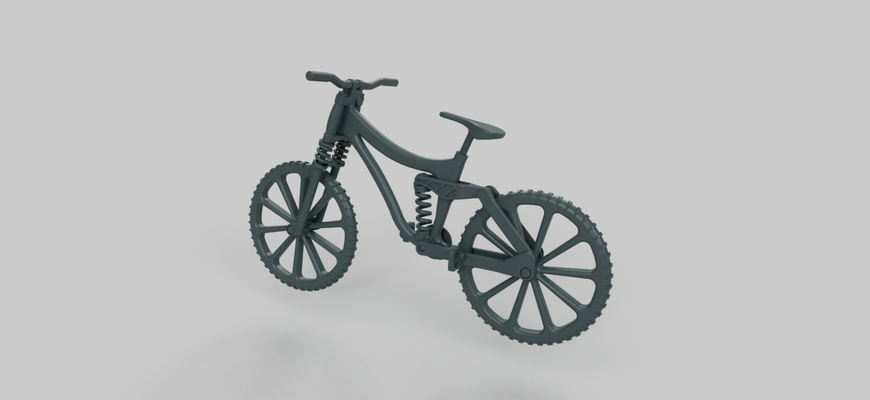 morro abaixo bicicleta chaveiro jogos 3d print model - Mito3D
