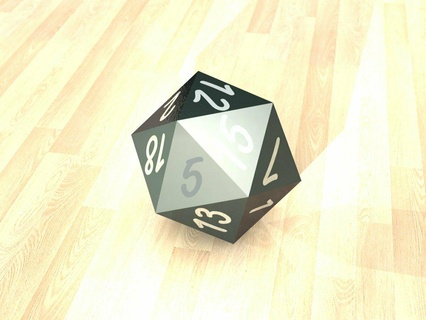 download d20 dice free dicexcults dice3d 3d model print set 3d print model - Mito3D