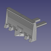 topadora espada mesa juegos juego 28mm escala alternativa mini armadura transporte vehículo 3d print model - Mito3D