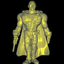 dr brain breaker commercial license toy action figure gi joe parody roleplay rpg tabletop gaming 3d print model - Mito3D