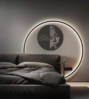 dr dre wall art hip hop rap record producer music 3d design unique eye-catching home decor iconic cool 3d print model - Mito3D