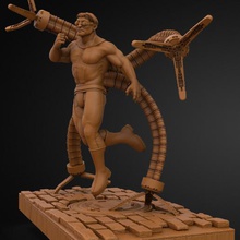 dr octopus game figure 3d print model - Mito3D