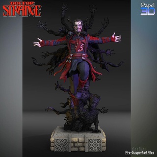 dr strange zombie 3d printing statue collectibles stl 1 12 scale full body figure toy marvel 3d print model - Mito3D