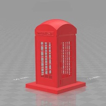 dr a cabine de telefone rápido sujo arquitetura edifícios estruturas 3d print model - Mito3D
