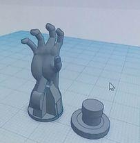 dr griffe main technique jouet draclaw Inspecteur Gadget 3d print model - Mito3D