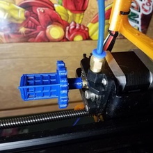 dr extruder knob tool cr10 drwho ender 3 tardis 3d printer parts 3d print model - Mito3D