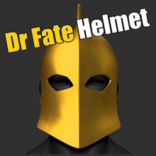 dr destino capacete a cabeça cheia de cosplay arquivo stl impressão 3d do modelo ferramenta quadrinhos dc máscara cosplayer traje humanos Modelo marvel 3d print model - Mito3D