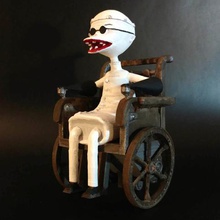 dr finkelstein nightmare before christmas game brain brains halloween mad scientist tim burton wheelchair 3d print model - Mito3D