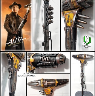 dr ido rocket hammer 3d print files alita battle angel cosplay comic 3d print model - Mito3D