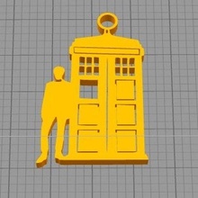 dr keychain pack 3d print model - Mito3D