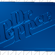 dr biber logo işaret afiş fayans taş ocağı 3d print model - Mito3D