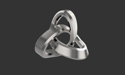 dr stone medusa ring ribbon infinity 3d print model - Mito3D