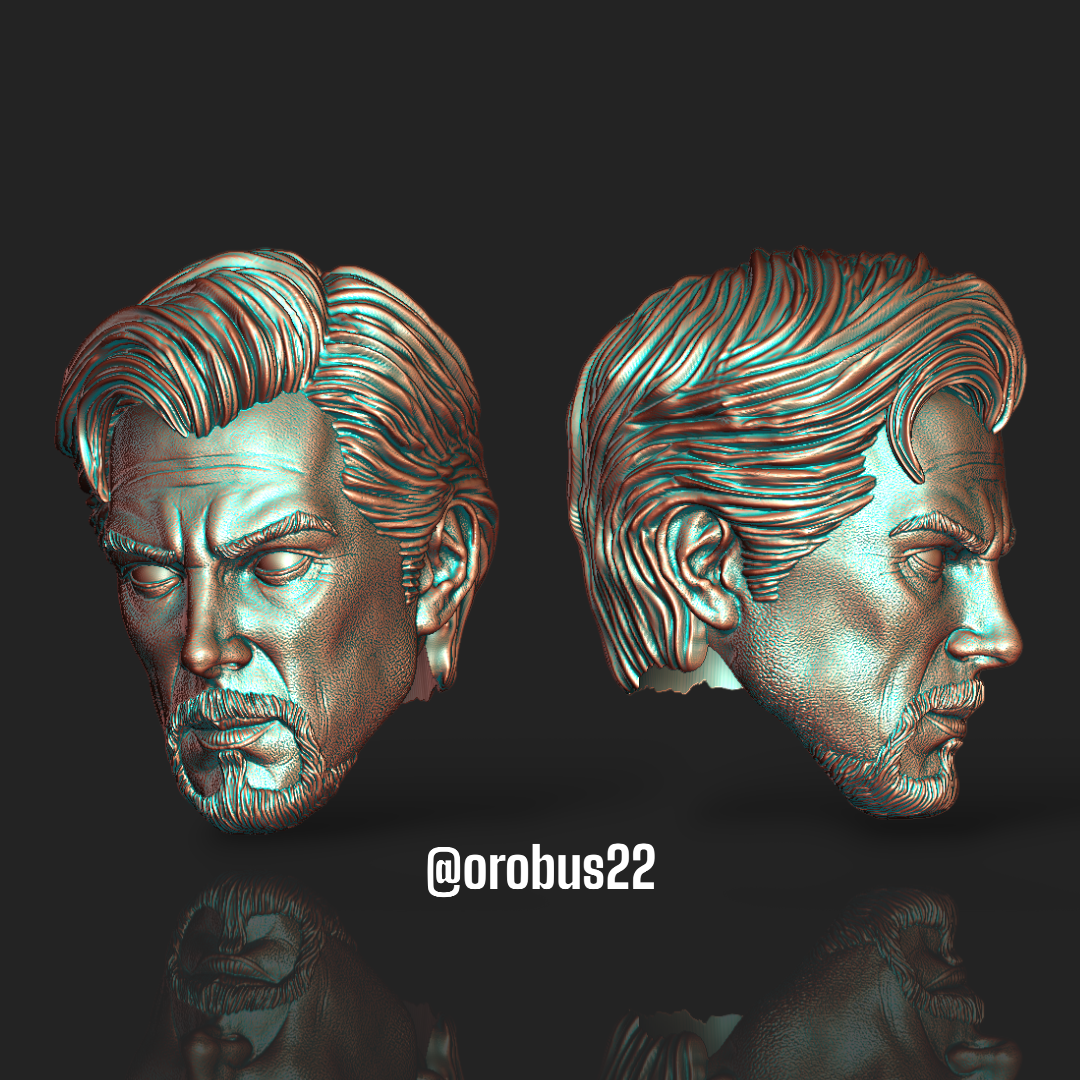 dr extraño juego cabeza esculpir Figura acción figura orobús maravilla leyendas orobus22 3D print model - Mito3D