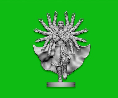 dr garip Yenilmezler oyunsonu düşük poli drstrange hayret mcu sonsuzluk savaş savaşı figürinler komik süper kahraman karakter minyatürler 3d print model - Mito3D