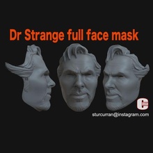 dr strange face mask fan art fashion benedict cumberbatch cosplay costume prop fullfacemask halloween marvel comics masks mcu 3d print model - Mito3D