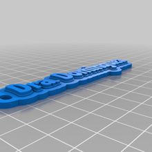 dradominguez Schmuck kundengebundene Schlüsselanhänger 3d print model - Mito3D