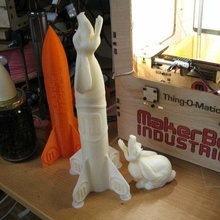 drabocket v1 Drachen vermanschen Hase Rakete Meshmixer Platz Monat 3d print model - Mito3D