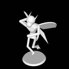 1dans draconiennes combattant de la figure jeu fantaisie pathfinder un rôle dragon figurine miniature pion le mdn rpg 3d print model - Mito3D